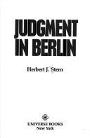 Judgement in Berlin cover