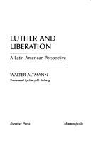 Luther and Liberation: A Latin American Perspective cover