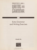 Prentice Hall Writing and Grammar, Grade 6: Grammar Exercise Book [Teacher's Edition]