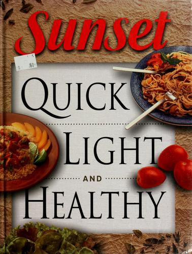 Sunset Quick, Light and Healthy cover