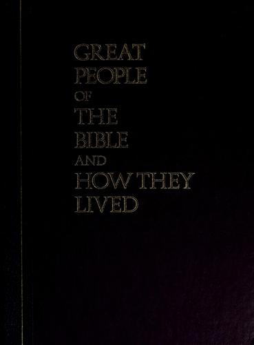 Great People of the Bible and How They Lived cover