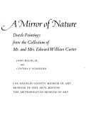 Mirror of Nature: Dutch Paintings from the Collection of Mr. and Mrs. Edward William Carter cover