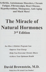The Miracle of Natural Hormones: With over 40 Actual Case Studies