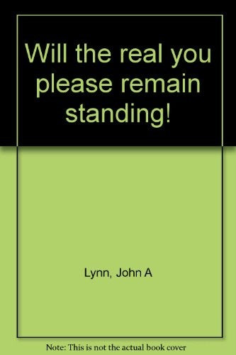 Will the real you please remain standing! cover