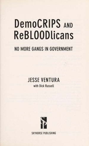 DemoCRIPS and ReBLOODlicans: No More Gangs in Government