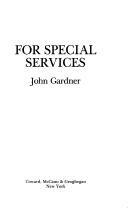 For Special Services cover