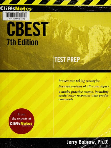 CliffsNotes CBEST: 7th Edition (CliffsTestPrep) cover