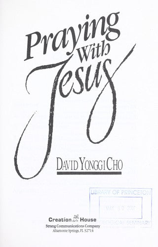 Praying With Jesus cover