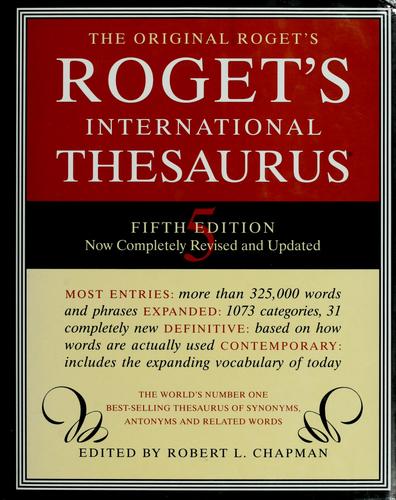 Roget International Thesaurus cover