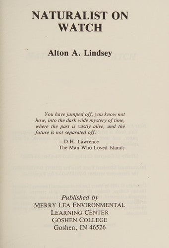Naturalist on watch cover