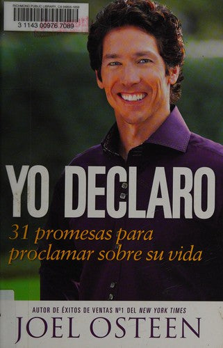 Yo Declaro: 31 Promesas Para Proclamar Sobre Su Vida (Spanish Edition) cover