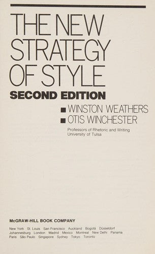 The New Strategy of Style cover
