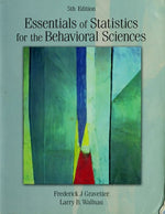 Essentials of Statistics for the Behavioral Sciences