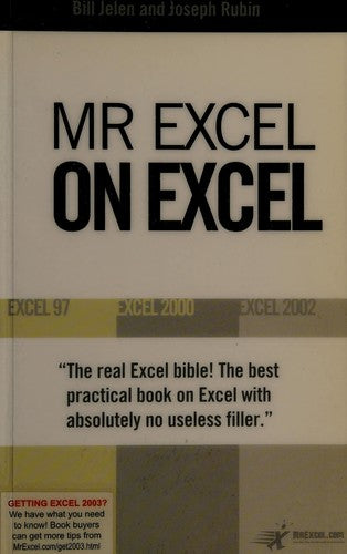 Mr Excel on Excel: Excel 97, Excel 2000, Excel 2002 cover