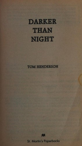 Darker than Night: The True Story of a Brutal Double Homicide and an 18-Year Long Quest for Justice