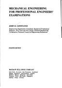 Mechanical Engineering for Professional Engineers' Examinations cover