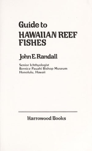 Waterproof Underwater Guide to Hawaiian Reef Fishes