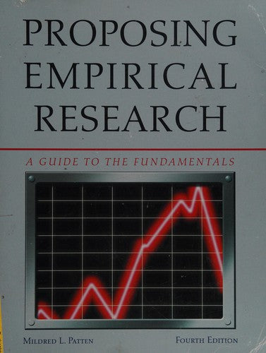 Proposing Empirical Research: A Guide to the Fundamentals cover