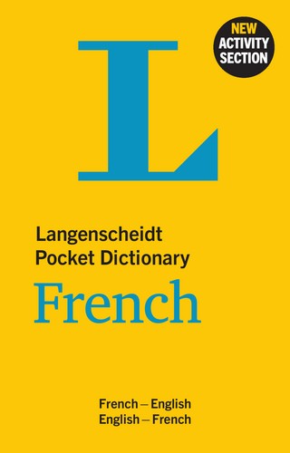 Langenscheidt Pocket Dictionary French: French-English/English-French cover