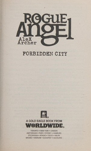 Forbidden City (Rogue Angel, Book 5) cover
