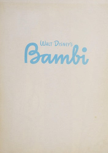 Walt Disney's Bambi cover