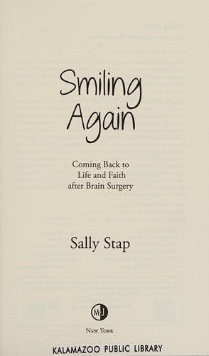 Smiling Again: Coming Back to Life and Faith After Brain Surgery cover