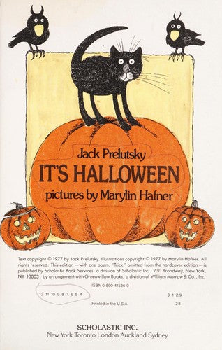 It's Halloween cover