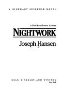 Nightwork (A Dave Brandstetter Mystery) cover