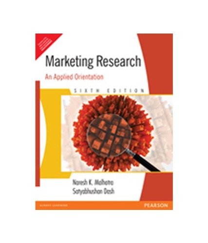 Marketing Research An Applied Orientation cover