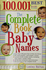 Complete Book of Baby Names