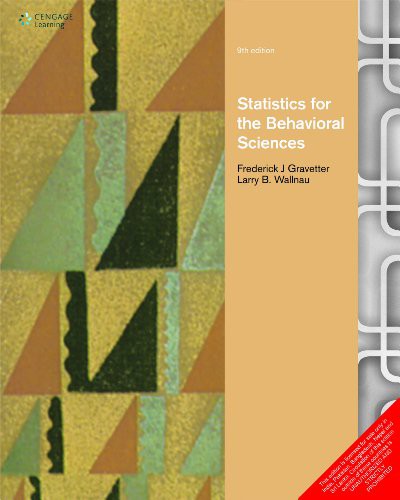 Statistics for the Behavioral Sciences cover