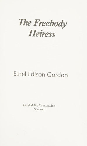 The Freebody heiress cover