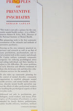 Principles of Preventive Psychiatry