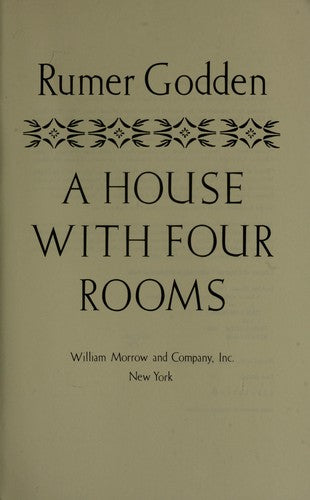 A House With Four Rooms cover