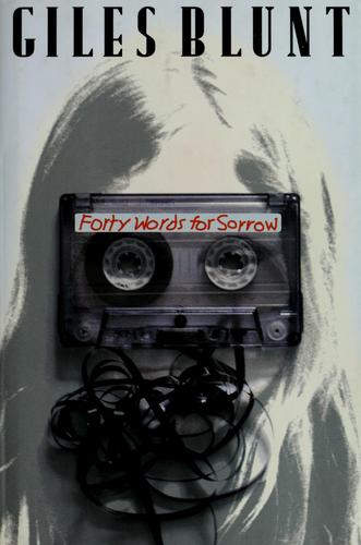 Forty Words for Sorrow cover
