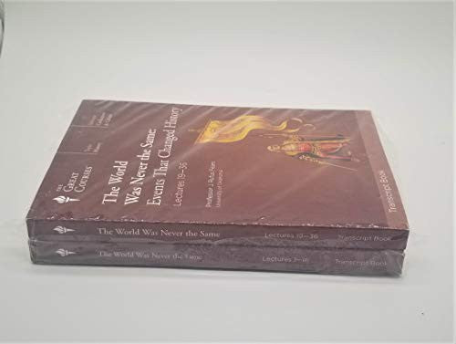 The World Was Never the Same: Events That Changed History Lectures 1-18 & 19-36 (2 Books) cover