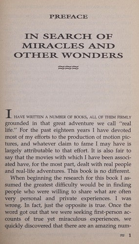 Miracles and Other Wonders cover