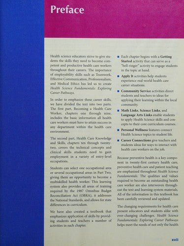 Health Science Fundamentals: Exploring Career Pathways cover