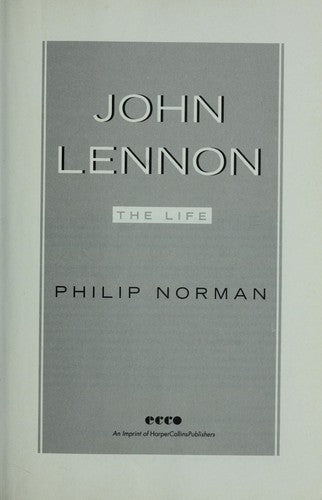 John Lennon: The Life cover