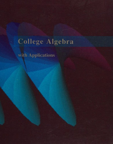College algebra with applications cover