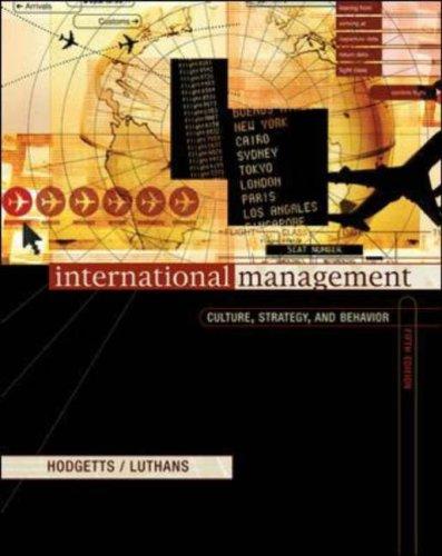 International Management: Culture, Strategy, and Behavior with World Map cover