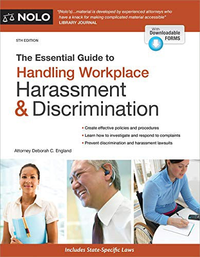 Essential Guide to Handling Workplace Harassment & Discrimination, The cover