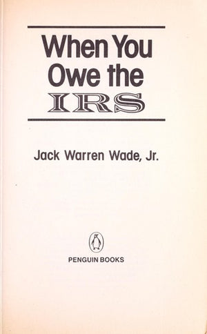 When You Owe the IRS